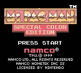 Ms. Pac-Man - Special Color Edition (USA) (SGB Enhanced) (GB Compatible)